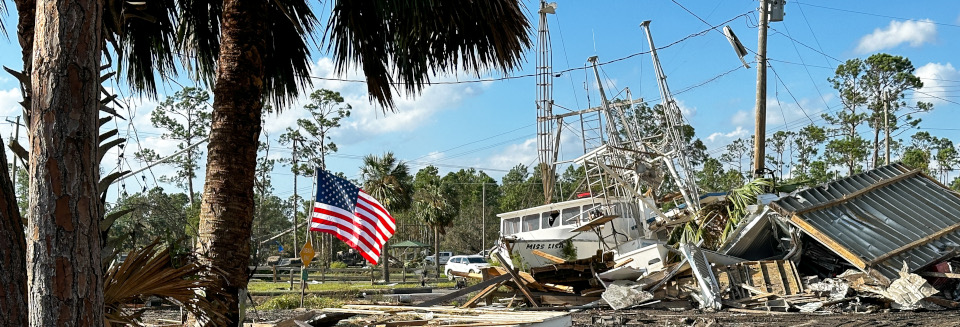 In this election year, hurricanes are part of the political conversation about climate change in Florida, where communities are still cleaning up from Helene and Milton. We discuss how Florida’s candidates for U.S. Senator and Republican Governor Ron DeSantis are addressing climate change in the wake of these massive storms.