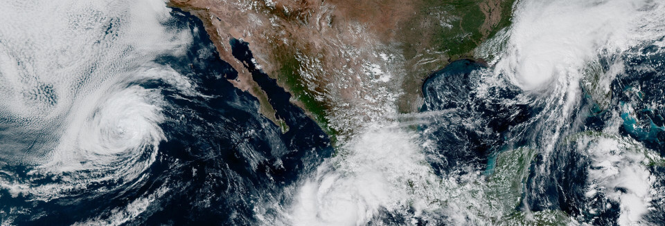 Boosted by climate change, this year’s El Niño has intensified into a “Super El Niño,” meaning sea surface temperatures in parts of the Pacific are over 2 degrees Celsius hotter than average. How this has brought one strong storm after another churning across the Pacific Ocean while shutting down most Atlantic storms, and what this super El Niño may bring in the months ahead.