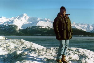 Photo: Steve Curwood at Prince William Sound